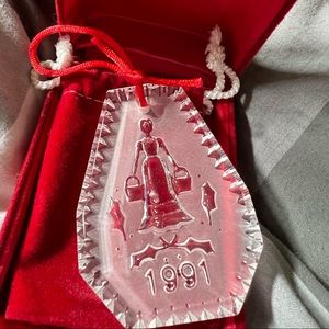 Waterford Crystal ornament 1991